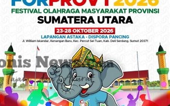 Kormi Sumut : FORPROVSU I 2026 di proyeksikan menjadi ajang Festival Olahraga Masyarakat dengan Pegiat terbanyak di Indonesia