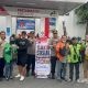 Senyum Ojol Gresik Saat Dapat BBM Gratis, Polsek Kebomas dan YALPK Group Gelar Bakti Sosial
