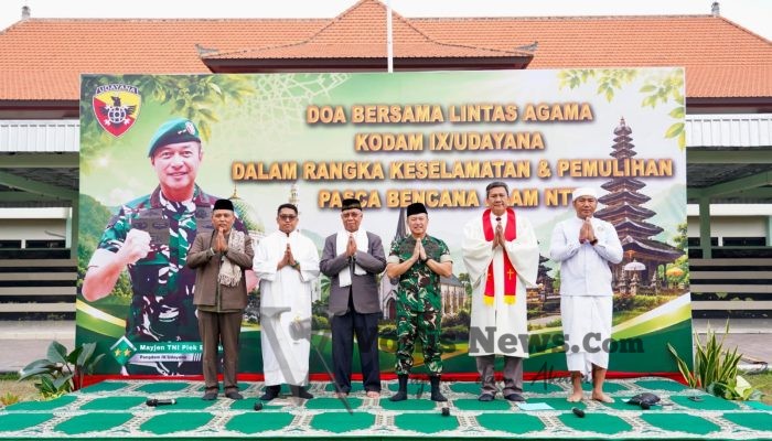 Pascagempa NTT, Kodam IX/Udayana Gelar Doa Bersama Lintas Agama untuk Keselamatan dan Pemulihan