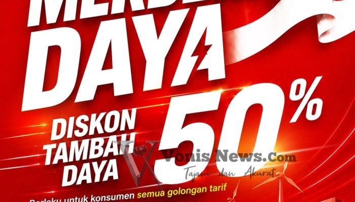 Sambut Hari Pelanggan Nasional, Rayakan HUT ke-81 RI, PLN Beri Diskon Tambah Daya 50% bagi Pelanggan