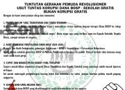 Dugaan Korupsi Dana BOSP dan Pungli di SMK Negeri 1 Medan Disorot, Gerakan Pemuda Revolusioner Desak Audit dan Penyelidikan