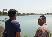 Polsek Duduksampeyan Cek Tambak Ikan di Tebaloan, Perkuat Dukungan Ketahanan Pangan