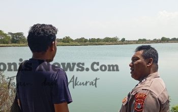 Polsek Duduksampeyan Cek Tambak Ikan di Tebaloan, Perkuat Dukungan Ketahanan Pangan