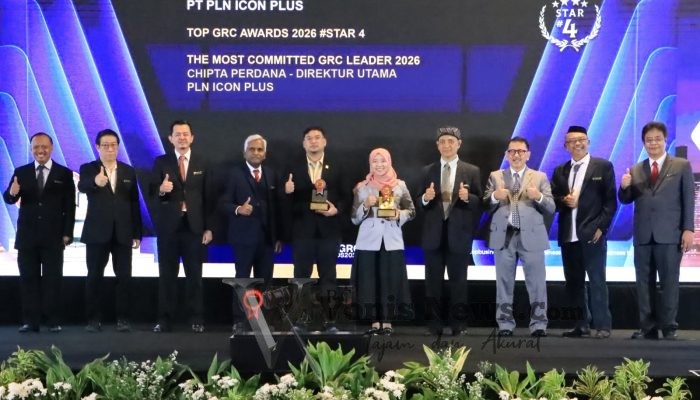 Dua Penghargaan TOP GRC Awards 2026 Kembali Diraih, Tegaskan Komitmen PLN Icon Plus pada Tata Kelola