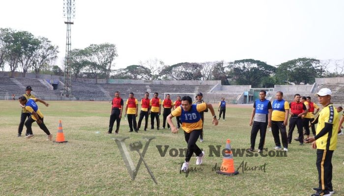 Jaga Kebugaran dan Kesiapsiagaan Personel, Polres Gresik Gelar Tes Kesamaptaan Jasmani Semester II 2026