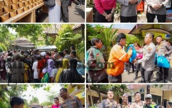 Kapolrestabes Surabaya Hadiri JUPE Polsek Gubeng, 300 Porsi Sarapan Gratis Dibagikan