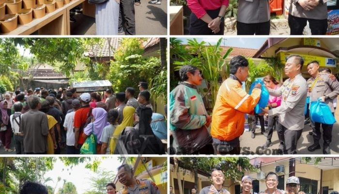 Kapolrestabes Surabaya Hadiri JUPE Polsek Gubeng, 300 Porsi Sarapan Gratis Dibagikan