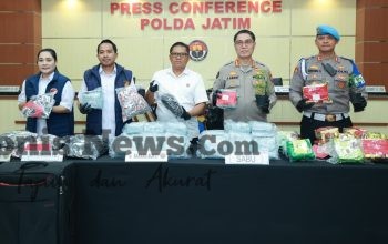 Polda Jatim Ungkap 1.870 Kasus Narkoba Triwulan III 2026, 2.382 Tersangka Diamankan