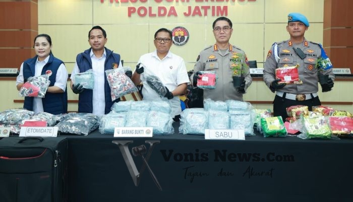 Polda Jatim Ungkap 1.870 Kasus Narkoba Triwulan III 2026, 2.382 Tersangka Diamankan
