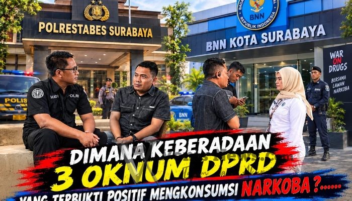 AMI Geram, Keterangan Polrestabes dan BNNK Surabaya soal Asesmen 3 Anggota DPRD Dipertanyakan