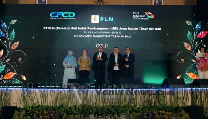 Momen Hari Kesaktian Pancasila, Program Biokonversi Maggot BSF PLN UIP JBTB di Kab Tabanan Sabet Awarding Gold dalam Indonesia SDGs Award