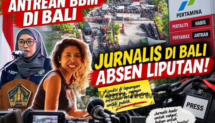 Kelangkaan BBM di Bali Lumpuhkan Mobilitas, Jurnalis Ayu Afria Menangis Tak Bisa Liputan