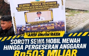 Soroti Sewa Mobil Mewah hingga Pergeseran Anggaran Rp503 Miliar, GHARIS Sumut Gelar Aksi di Kejati