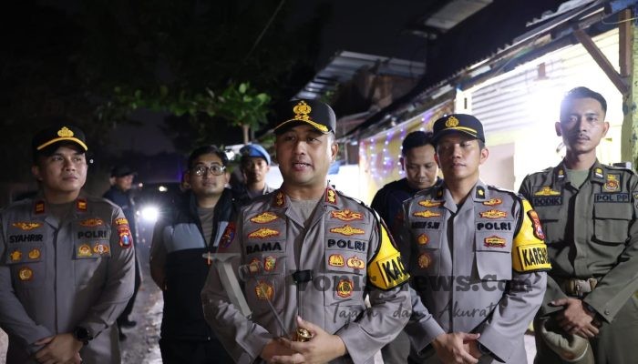 Kapolres Gresik Pimpin Operasi Gabungan, 30 Orang Dites Urine dan Hasilnya Negatif Narkoba