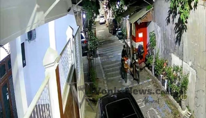 Curanmor Mengintai Bronggalan Surabaya! Percobaan Pencurian Yamaha Mio Terekam CCTV, Polsek Tambaksari Didesak Bergerak