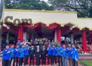 DPD KNPI Labuhanbatu Hadiri Peringatan Sumpah Pemuda di Lapangan Ika Bina Bersama Forkopimda