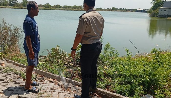 Polsek Duduksampeyan Pantau Tambak Ikan di Kawistowindu, Perkuat Ketahanan Pangan Nasional